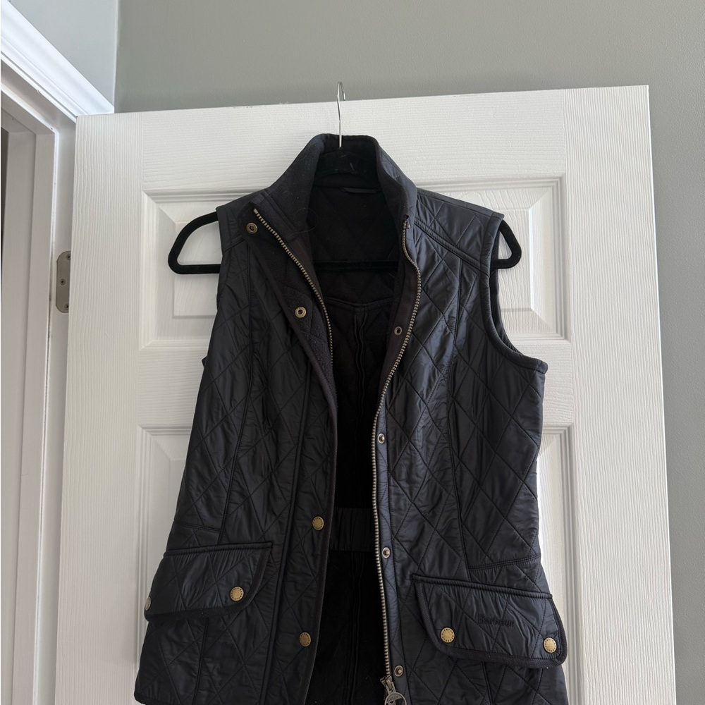 Barbour Black Vest